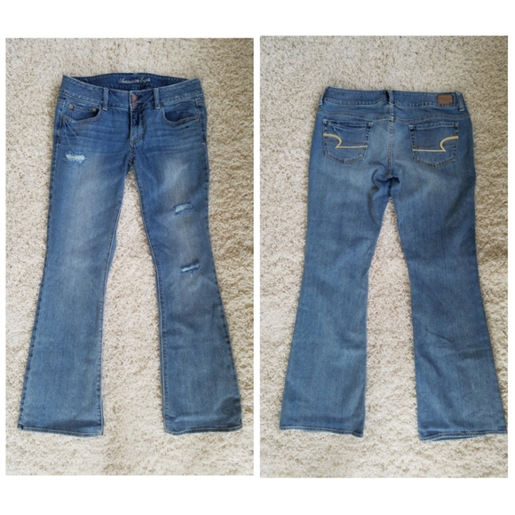 3 pair American Eagle Stretch Jeans Size 8 - Picture 4 of 6
